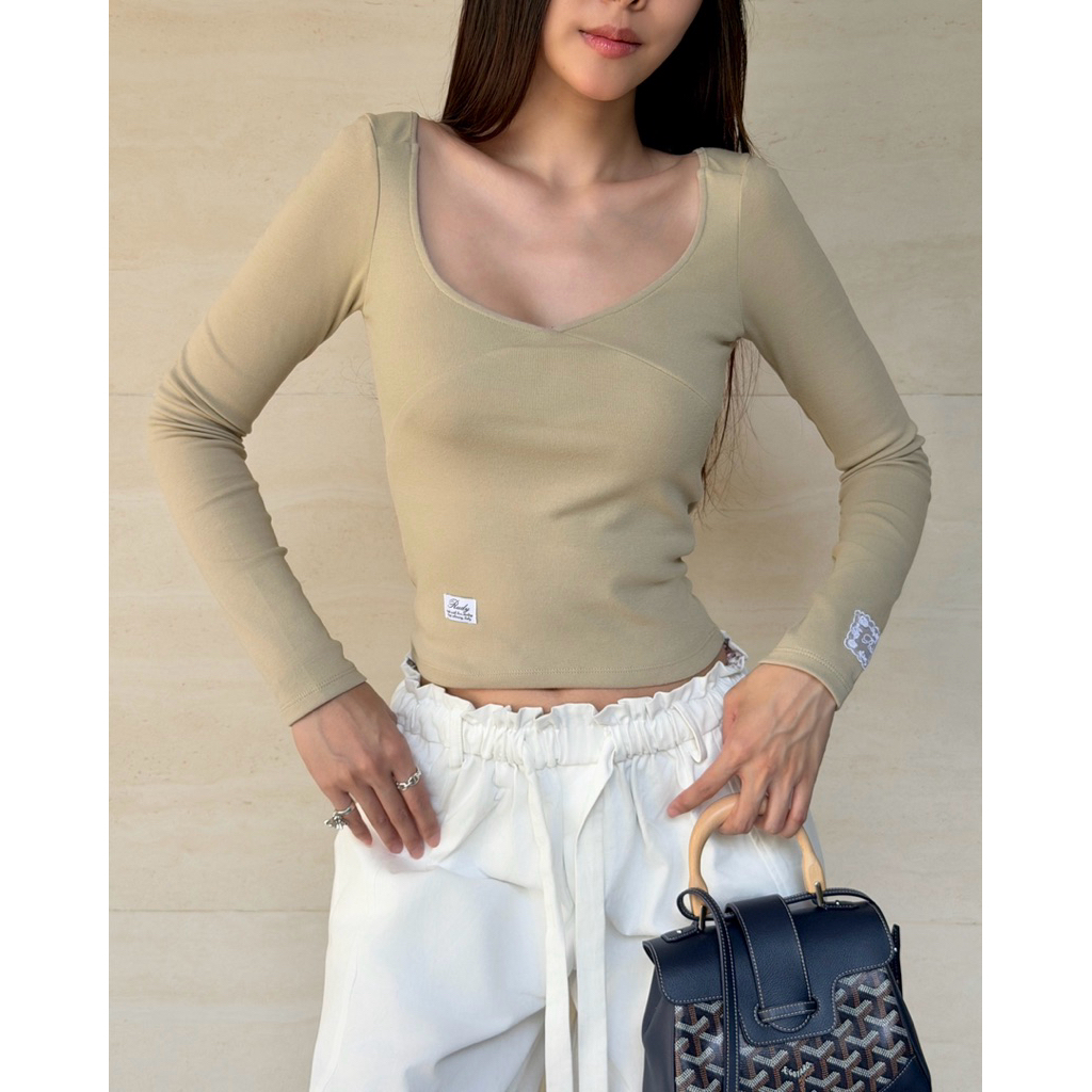 RUDY – BALLET MUSE TOP 🎟️🍅 เสื้อแขนยาวผ้ายืดใส่สบายทรงสวยมากๆๆๆๆ - รูปที่ 3