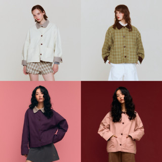 London Jacket เสื้อ jacket ปก baby collar