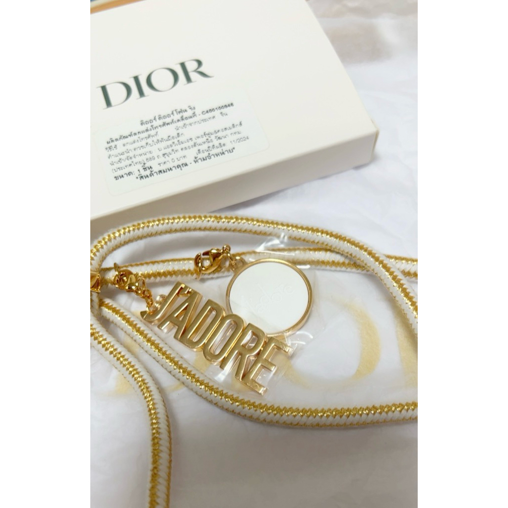 💥ฟรีถุงและริบบิ้น Dior พร้อมห่อของขวัญ💥 ที่ห้อยโทรศัพท์ dior Jadore