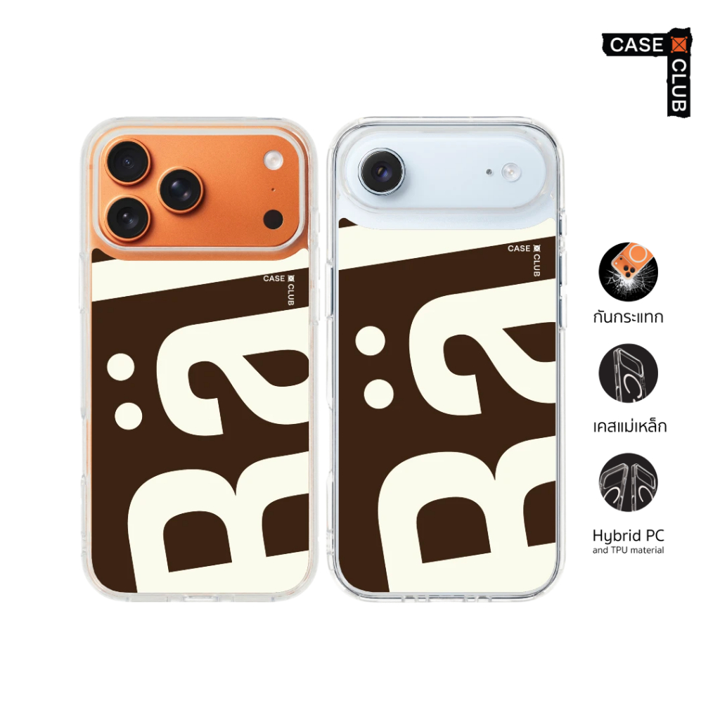 CaseClub เคสไอโฟน ซัมซุง เคสแม่เหล็ก ลาย Rally Cocoa Movement โคโค่มูฟเมนต์ สำหรับ i17 Pro Max/i17 Pro/i Air/i17