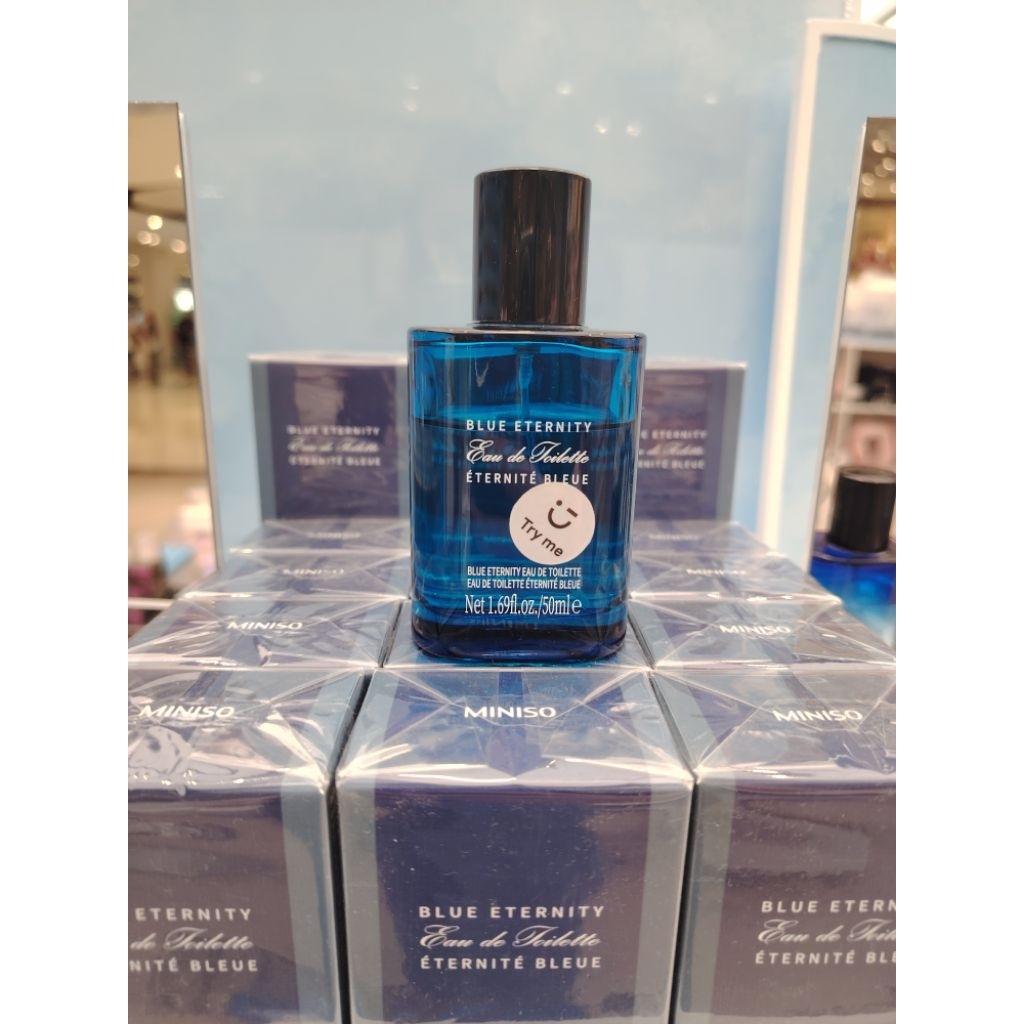 น้ำหอมแท้จากminiso : MINISO Blue Eternity Eau de Toilette (50ml)