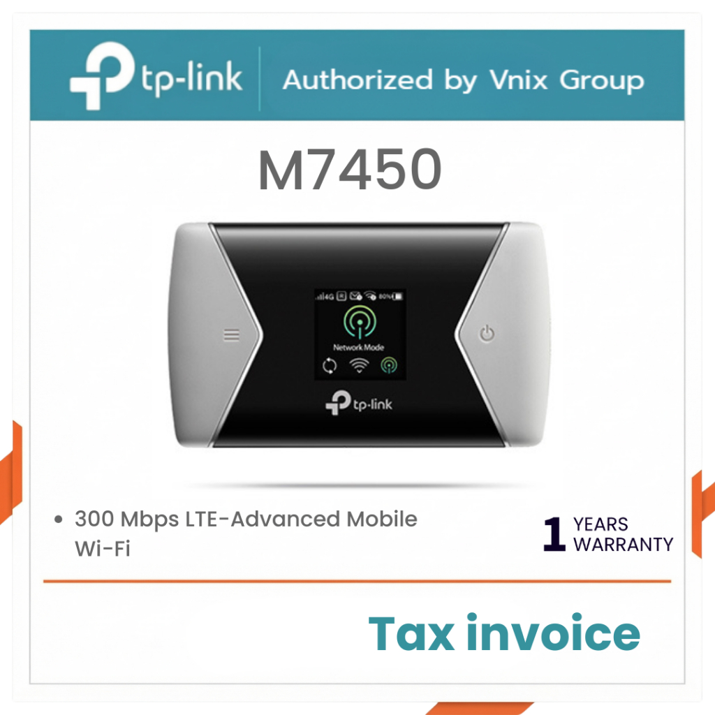 Tp link M7450 300 Mbps LTE-Advanced Mobile Wi-Fi By Vnix Group