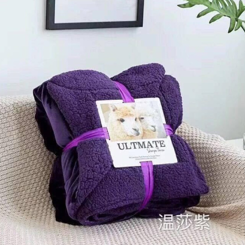 ราคาถูกสุด!! ผ้าห่มขนแกะ ULTIMATE ขนาด7ฟุต (รุ่นหนา) ไม่ใช่งานโรงเกลือ! มี20สีให้เลือก ราคา ถูกที่สุด ดีลบีเคเค