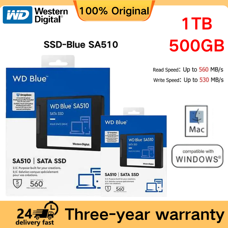 BLUE SA510 500GB 1TB  SSD 6.0Gb/s SATA3 Internal hard drive2.5'' Solid state drives
