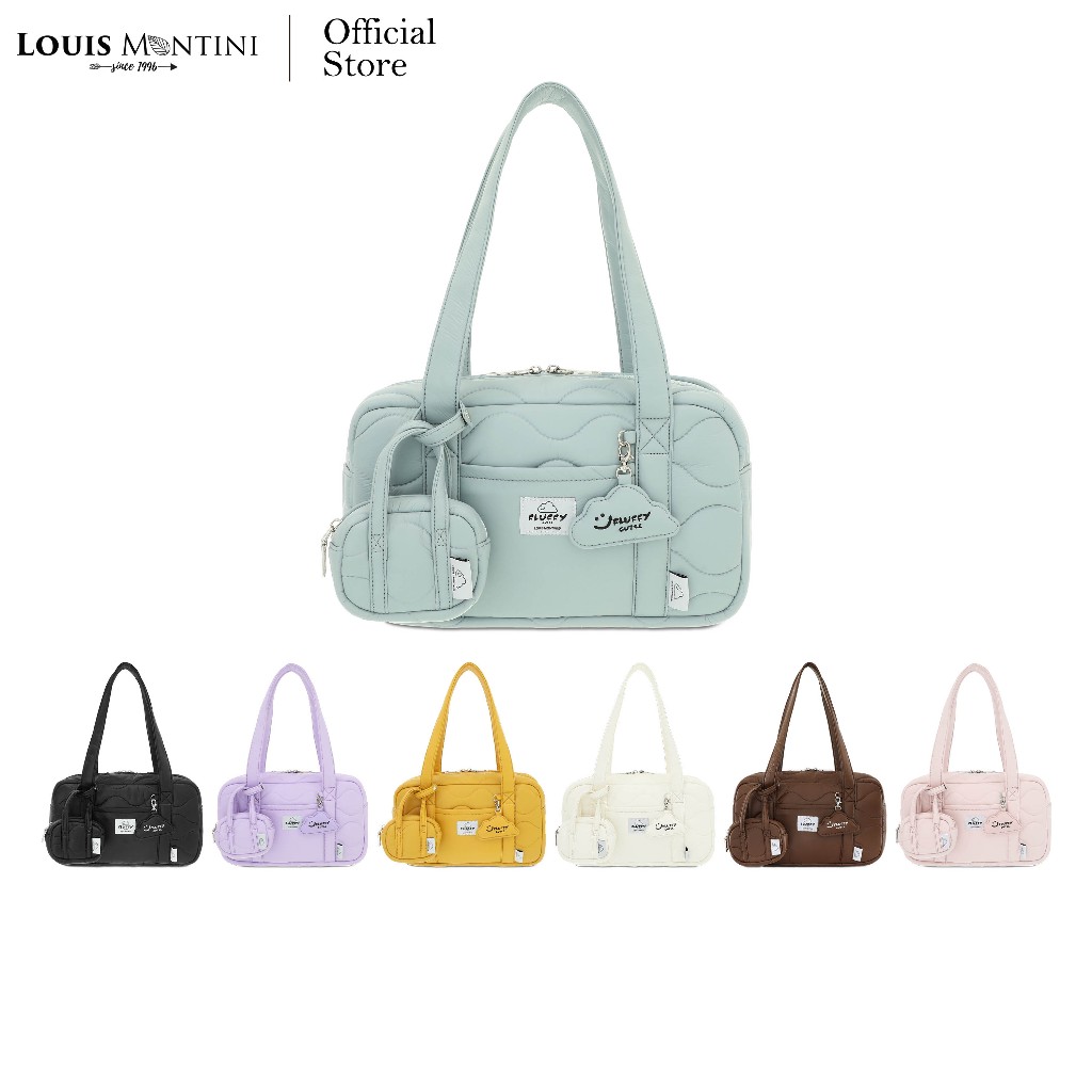 Louis Montini (Fluffy Cutie) กระเป๋าสะพายไหล่ กระเป๋าฟองน้ำนุ่มนิ่ม FFB15