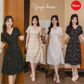Yaya เดรสคอวีทรงเบสิค