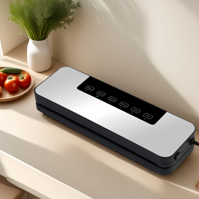 🔥รับประกัน 5 ปี🔥เครื่องซีลสูญญากาศ แถมฟรีถุง 20 ใบ แรงดูดสูงเ 6in1 ใช้เปียกและแห้ง ฟังก์ชันตัด ฆ่าเชื้อโรคด้วยแสงสีม่วง