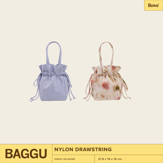 (พร้อมส่ง) BAGGU Nylon Drawstring กระเป๋าหูรูด สไตล์มินิมอล …