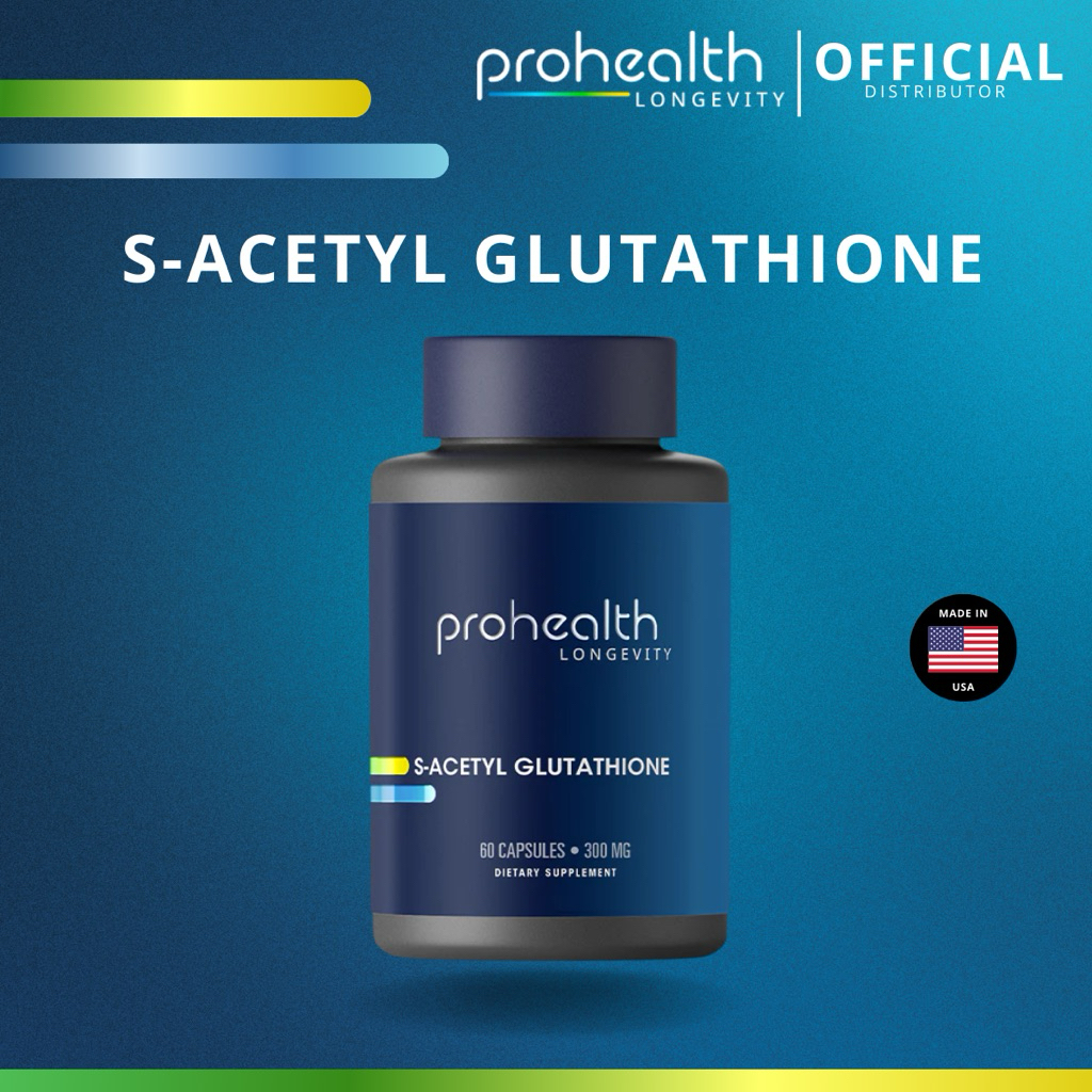 S-Acetyl Glutathione (60 แคปซูล) ProHealth แท้จาก USA