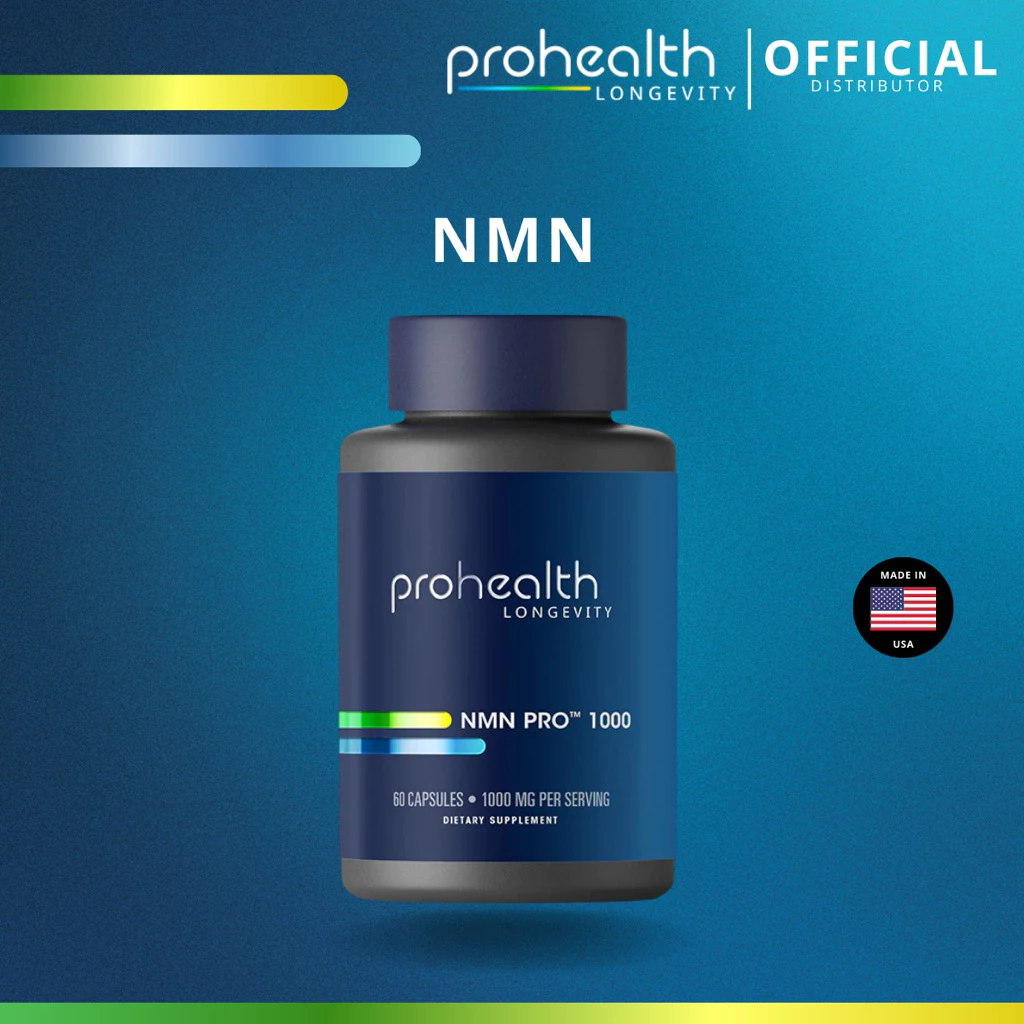 NMN (30/60 แคปซูล) ProHealth แท้จาก USA ความบริสุทธิ์ 99%+ เพิ่ม NAD+