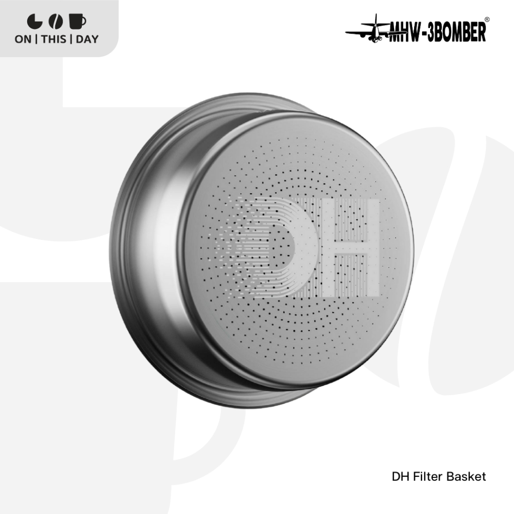 MHW-3BOMBER DH Filter Basket ตะกร้ากรองผงกาแฟ สำหรับก้านชง ขนาด 58 mm