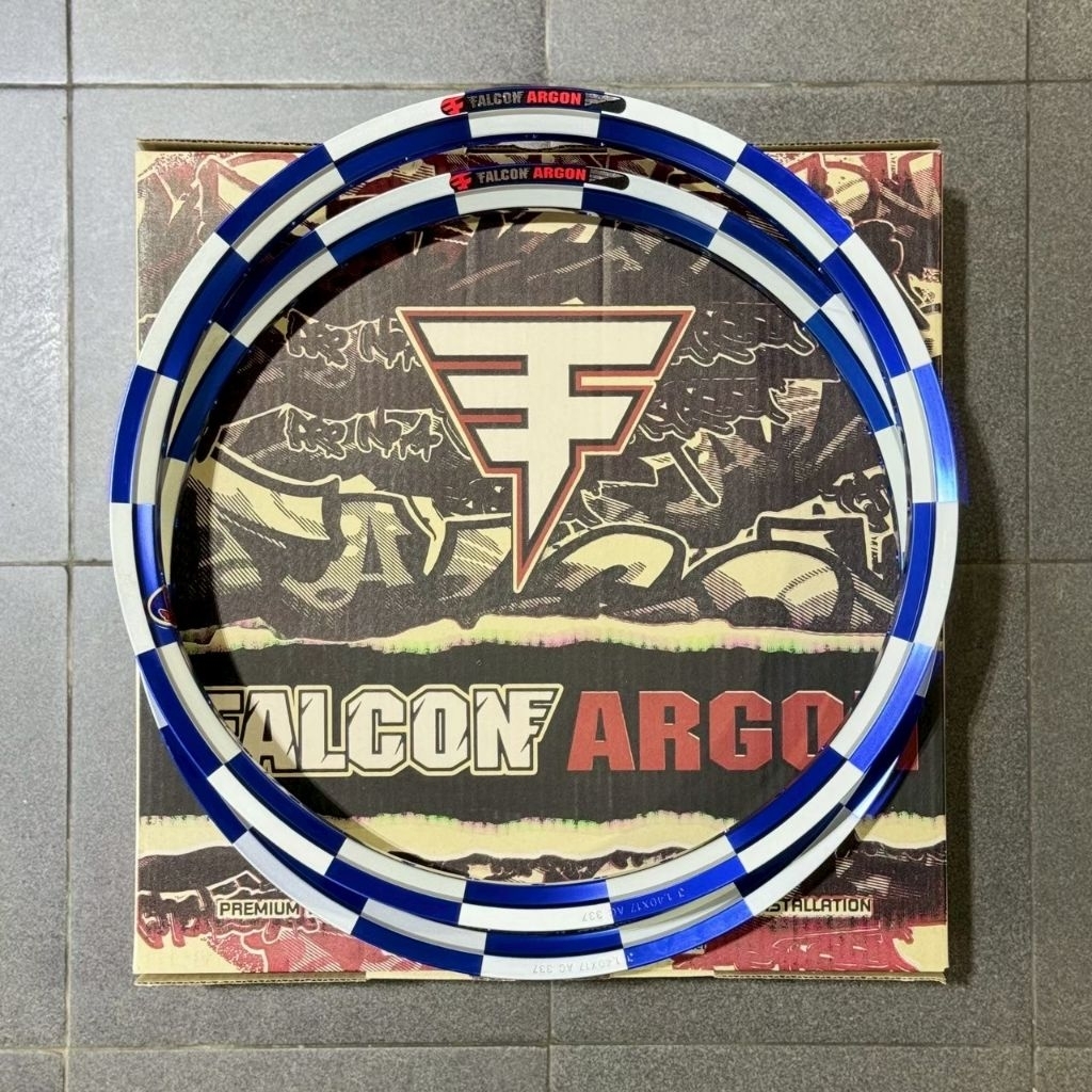 วงล้อ Falcon Argon ลายหมากฮอต ขนาด 1.40 ขอบ 17 (แพ็คคู่ขนาดเดียวกัน)