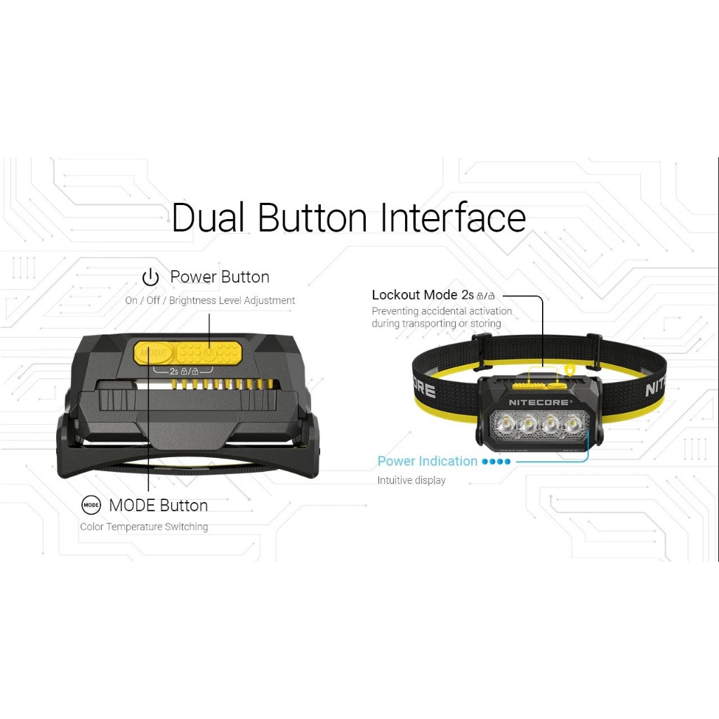 คาดหัว Nitecore HA27 UHE Modular AAA ไฟหน้า 3 อุณหภูมิสี 800 Lumens Led ไฟหน้า HLB1500 แบตเตอรี่ Li-