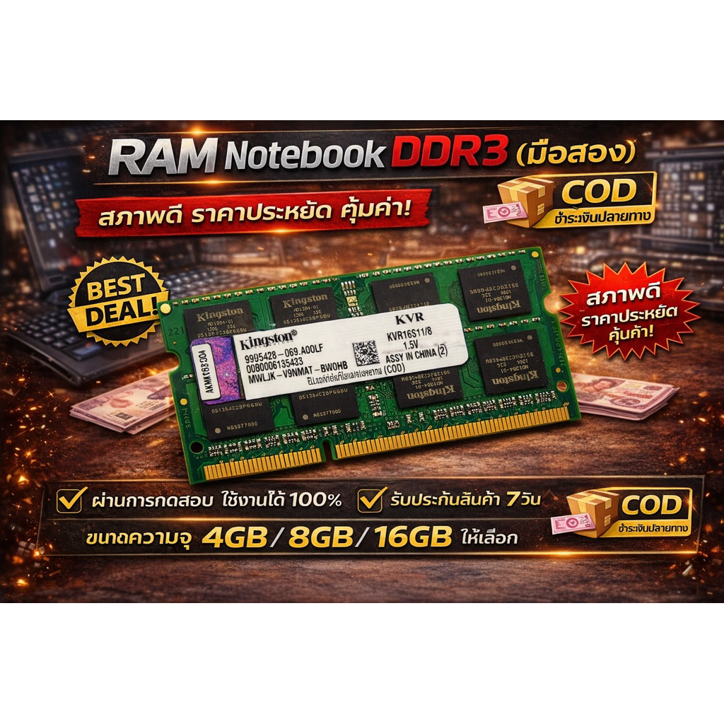 RAM Notebook DDR3 มือสอง