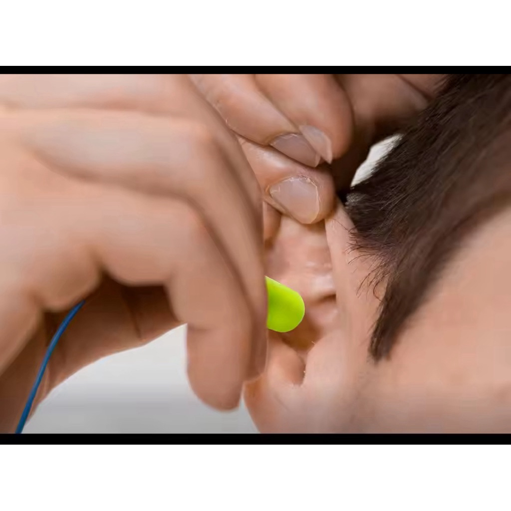 3M โฟมอุดหูลดเสียง รุ่น E-A-R Soft 311-1250 E-A-R Soft Yellow Neons มีสาย ( 1 คู่ ) - รูปที่ 4