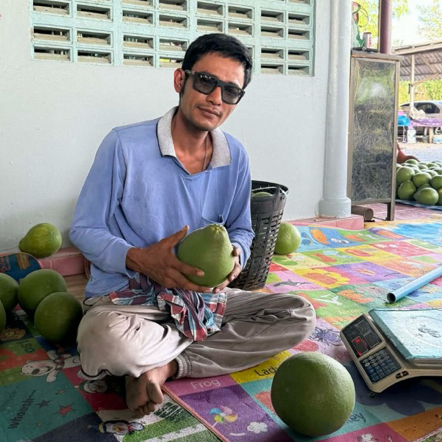 ส้มโอทับทิมสยามปากพนังของแท้ สินค้ามีใบรับรองGI