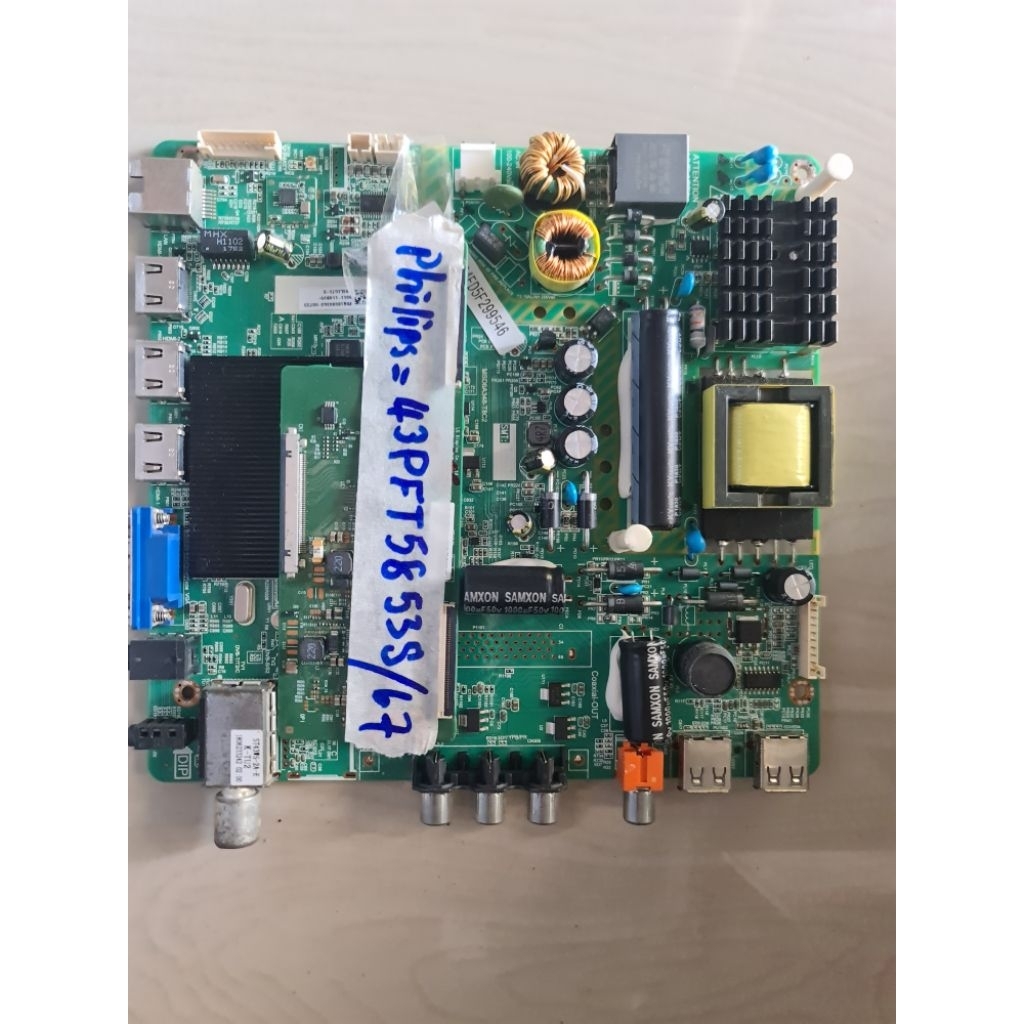 เมมบอร์ดทีวียี่ห้อ Philips รุ่น 43PFT5853S/67