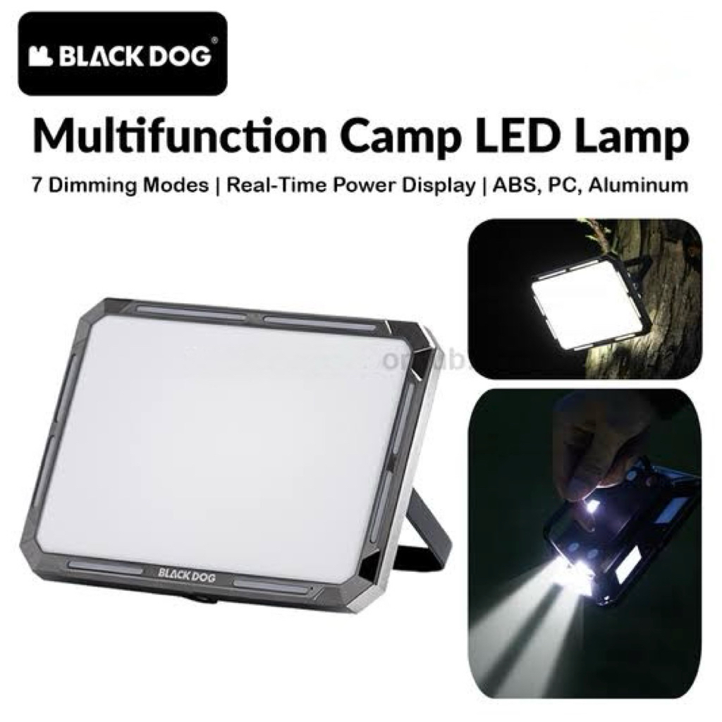 Blackdog ไฟ LED 1000 ลูเมน Spotlight Type-C Rechargeable Lantern Torch Light Battery 4000mAH Camping