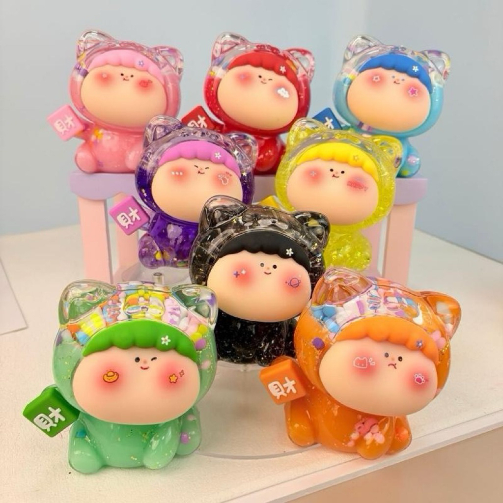 พร้อมส่งจากไทย ตัวใหญ่ ตู้น้ำฉายฉาย 12 cm. 10 สี หน้าหอม ตู้น้ำเรซิ่น