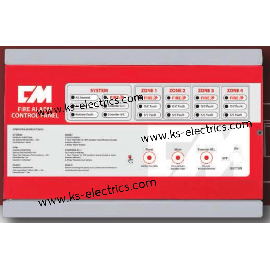 Fire Alarm Control Panel 2โซน 4โซน CM-SP-2L ,CM-SP-4L