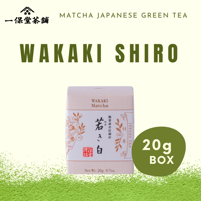 Ippodo Tea Co. Matcha Wakaki Shiro box