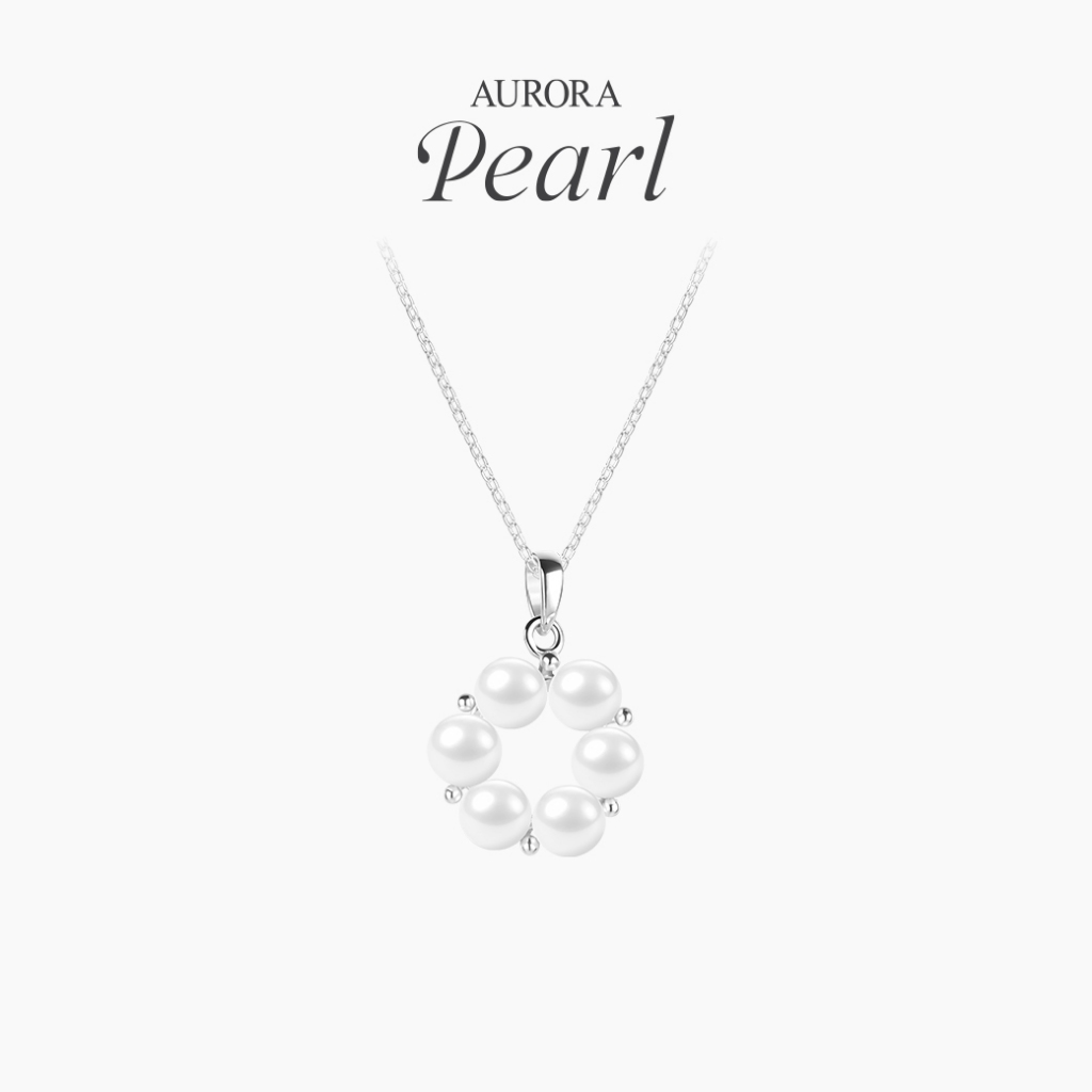 Aurora สร้อยคอมุก Bright Pearl DNPL018