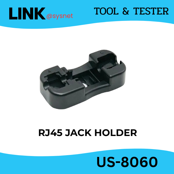 Link US-8060 RJ45 Jack Holder ฐานรองเข้าหัว RJ45 ตัวเมีย Interlink