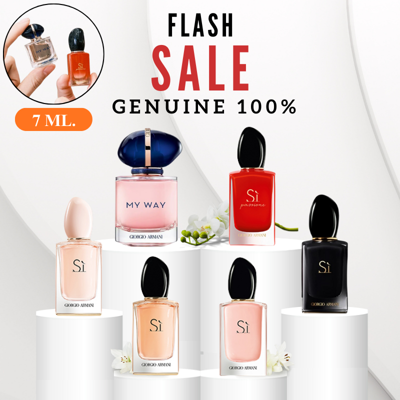 GIORGIO ARMANI พร้อมส่งน้ำหอมSì Passione & Sì Fiori EDP/My Way EDP ขนาด7ml น้ำหอมพกพา น้ำหอมเทสเตอร์