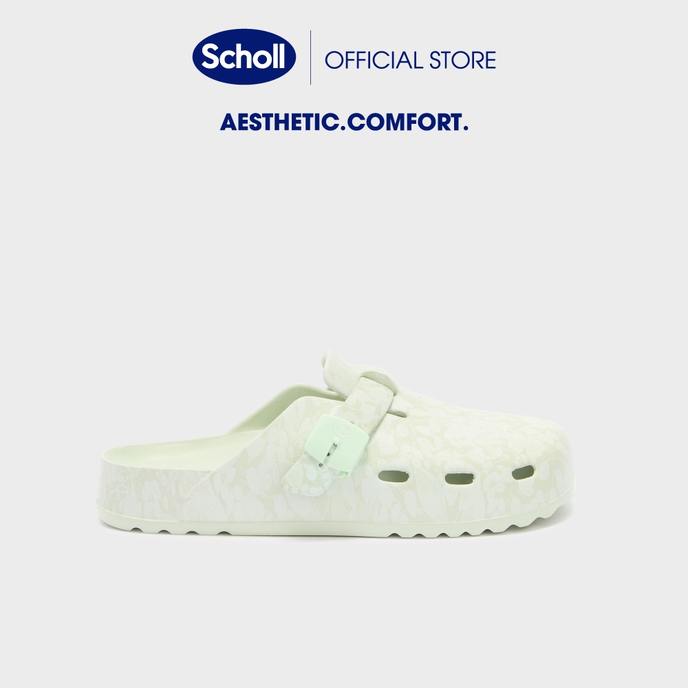 Scholl รองเท้าแตะผู้หญิงแบบสวม รุ่น Bahia Clog for Women เทคโนโลยี Bioprint กระชับทุกก้าวเดิน ราคา ถูกที่สุด ดีลบีเคเค แกลเลอรีภาพที่ 6
