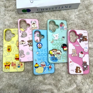 เคสโทรศัพท์ สำหรับ Redmi A5 เคส2ชั้นตัวการ์ตูนติด หนาป้องกันการกระแทก ลายการ์ตูนน่ารัก สีสันสดใส พร้อมส่งจากไทย#2S-T