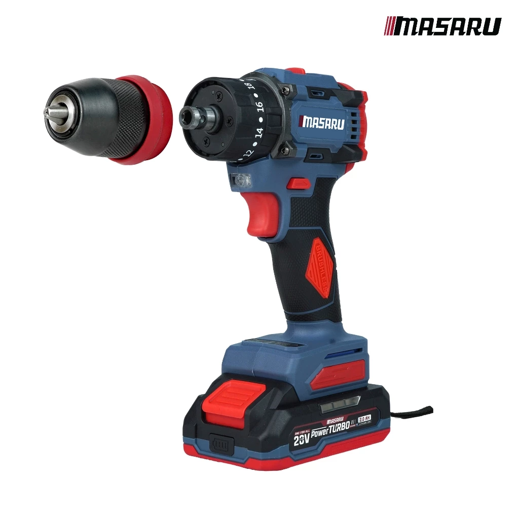 MASARU SCDI-105/240 ไขควงกระแทกไร้สาย MASARU 20V รุ่น  SCDI-105 คลัชปรับได้ แบตทน thumbnail 5