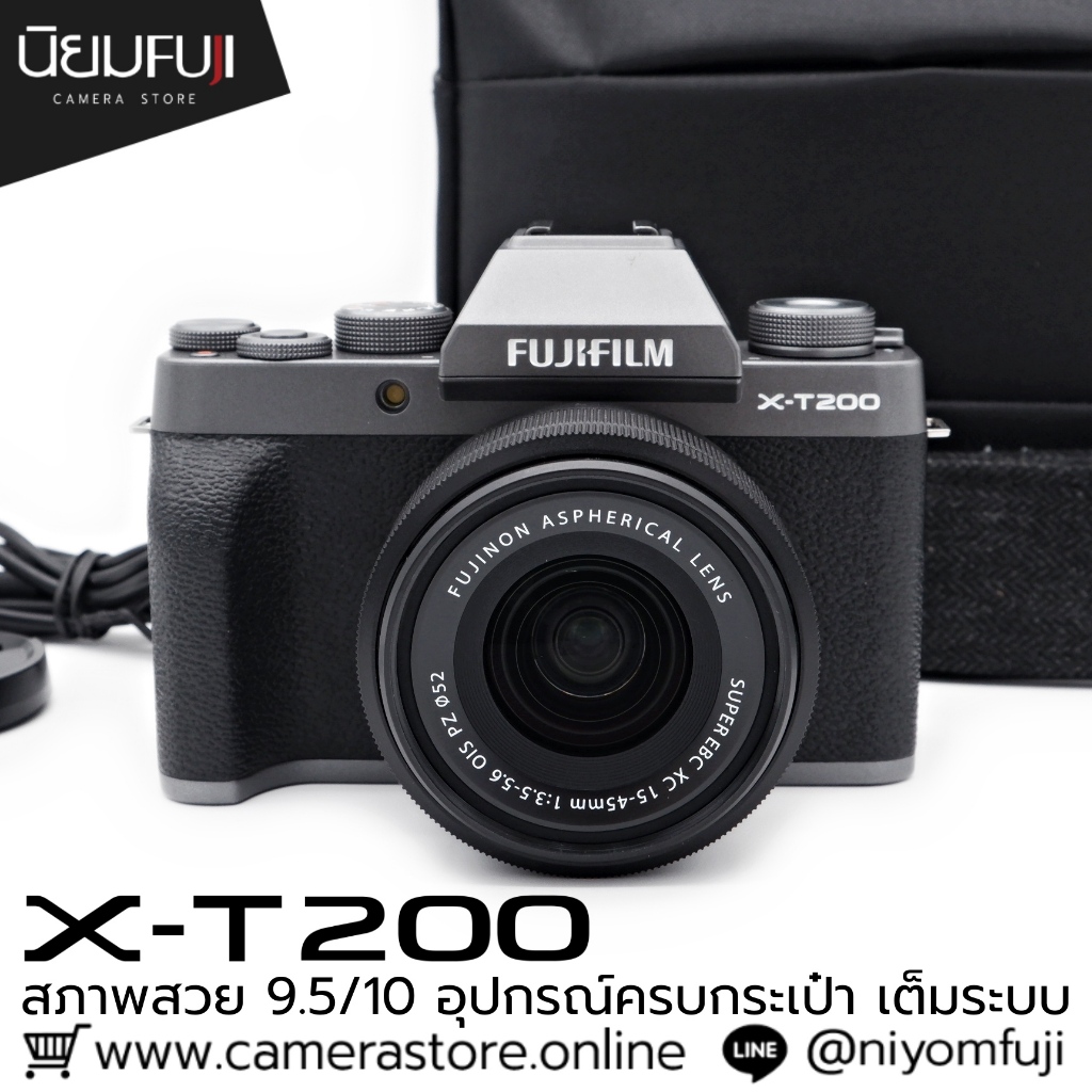 Fujifilm XT200 เลนส์มือ2 เลนส์มือสอง หน้าชัดหลังเบลอ เลนส์ละลาย กล้องมือ2 กล้องมือสอง เลนส์ฟิกส์