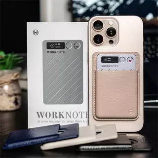 WORKNOTE Smart AI Recorder เครื่องบันทึกเสียง AI ถอดเสียงเป็นข้อความ 152 ภาษา แปลภาษาอัตโนมัติ 64GB ฟรี Max Transcriptio