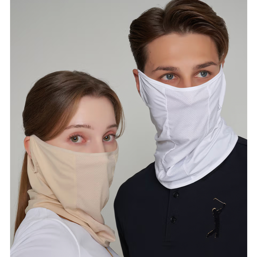 หน้ากากกันแดด สำหรับกอล์ฟกัน UV 99% ตาข่าย เย็น ระบายอากาศดี  PGA Tour แท้ นำเข้าจากเกาหลี