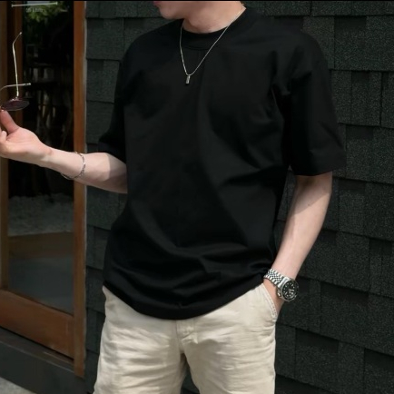 เสื้อยืด Oversize อก36-48" cotton 100 ผ้านุ่ม หนา ใส่สบาย ไม่ย้วย พร้อมส่งจากไทย