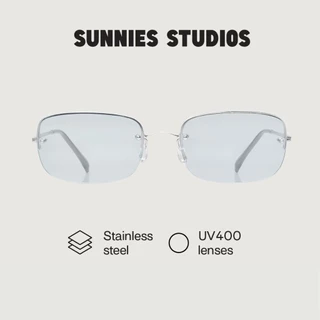 Sunnies Studios Stevie (แว่นกันแดดแฟชั่นทรงเหลี่ยม สำหรับยูนิเซ็กส์)