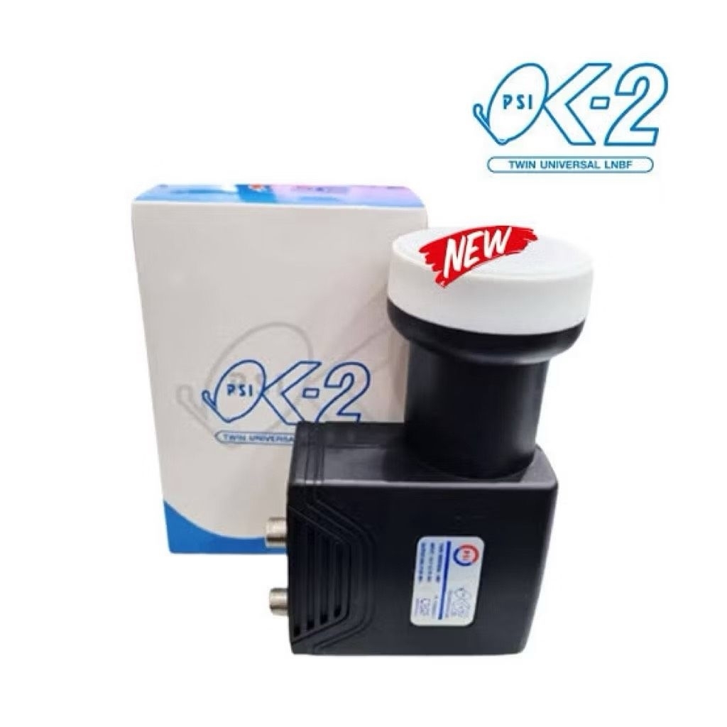 LNB PSI OK2 Ku-Band รับสัญญาณ 2 จุดพร้อมกัน รองรับจานทึบ KU-Band