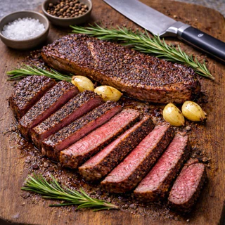 สเต็กเนื้อพิคานย่าโคขุน Picanha ขนาด 1000 กรัม โคขุนแท้100%
