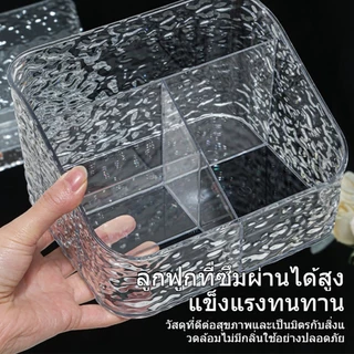 อะคริลิค กล่องจัดเก็บแปรงแต่งหน้า เครื่องสําอาง ของจิปาถะ แบบตั้งโต๊ะ กล่องเก็บเครื่องสำอางน้ำหนักเบาสไตล์หรูหรา