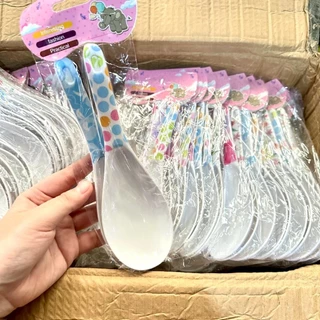 [ขายยกโหล12แพ็ค] ทัพพีเมลามีน แพ็ค2ชิ้น (ได้ทั้งหมด24ชิ้น)