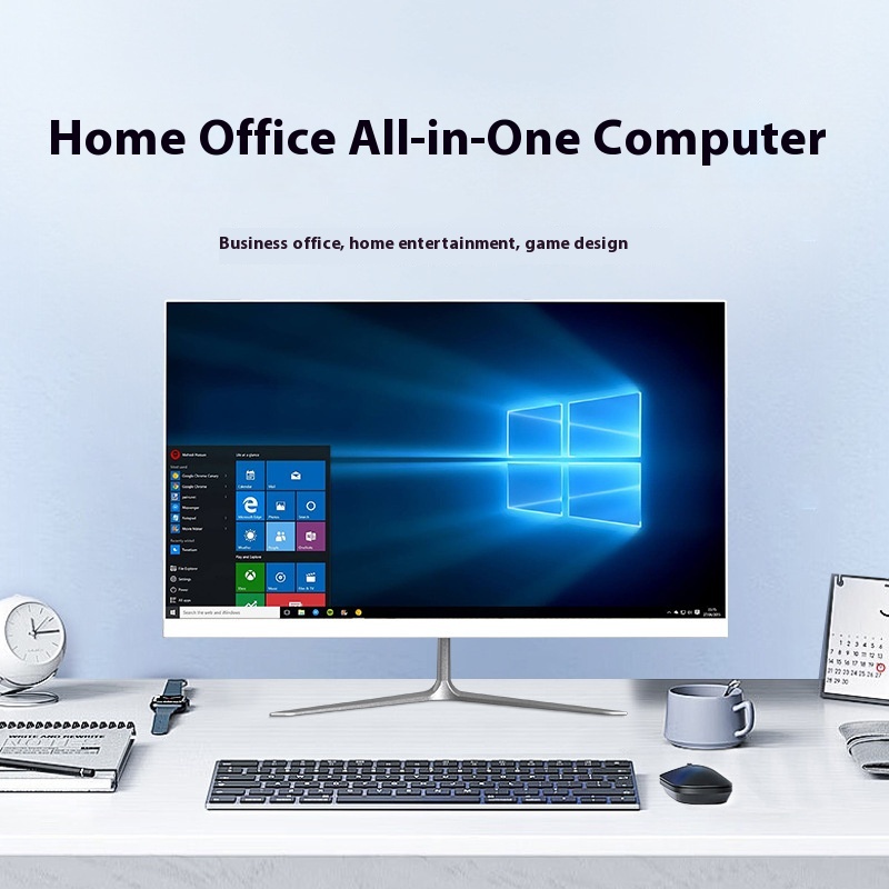 All in one pc ชุดคอมพิวเตอร์ คอมพิวเตอร์ครบชุดขนาด19 นิ้ว Intel Core i5  สำหรับบ้าน สำนักงาน