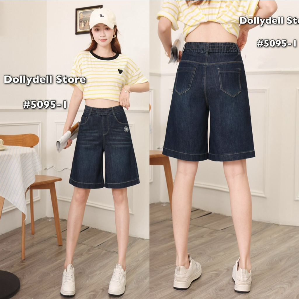 5095-1  กางเกงยีนส์ Dolly Dell ทรง 3 ส่วน