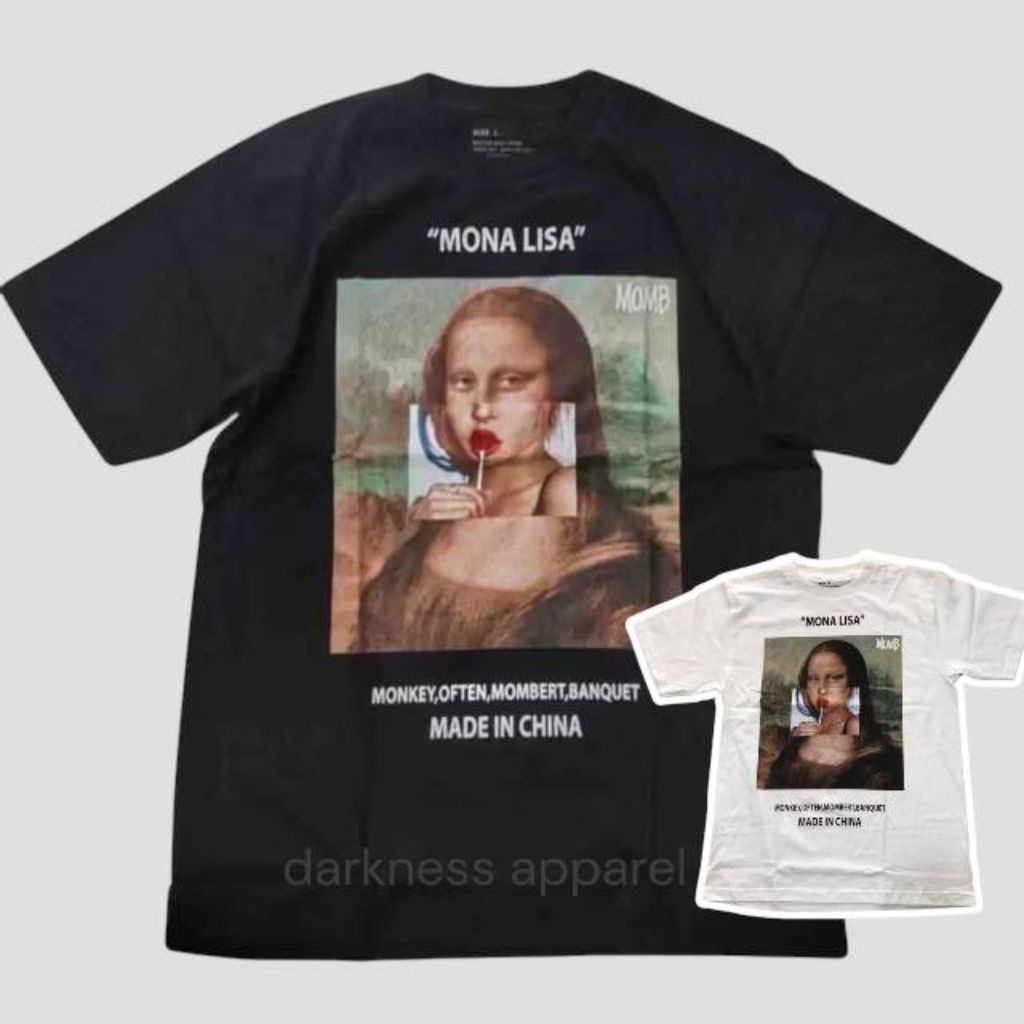 เสื้อ mona Lisa เสื้อยืด MONA LISA อมยิ้ม