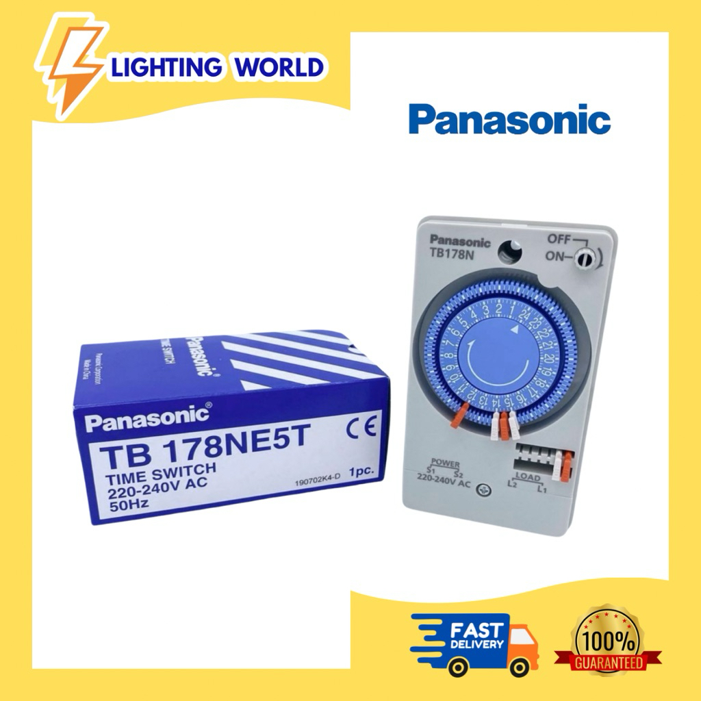 Panasonic ทามเมอร์สวิตซ์ ตั้งเวลา TB178NE5T 1ชิ้น