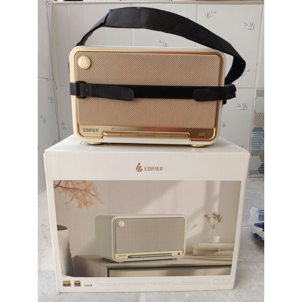 Edifier D32 ลำโพงไร้สายมือสอง กำลังขับ 60W (RMS), บลูทูธ 5.3 หมดประกันแล้ว สภาพ 90%