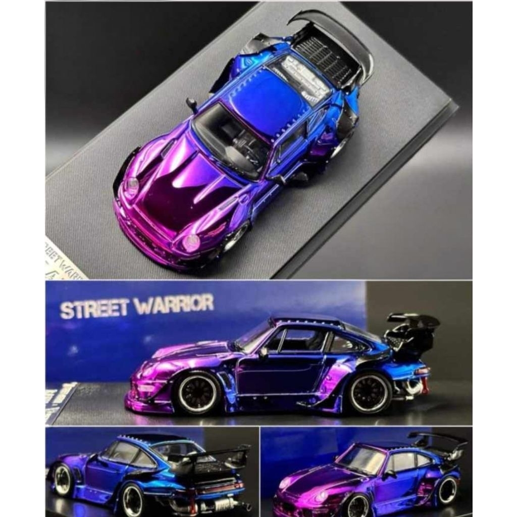 (1:64)StreetWarrior Porsche RWB993 [CHROME]