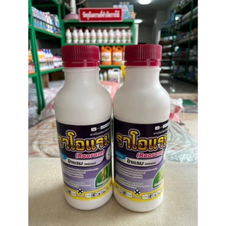 ราโอแลม ไทแรม 1 ลิตร สูตรเย็น กาบใบแห้ง แอนแทรกโนส ไล่นก ไล่หนู