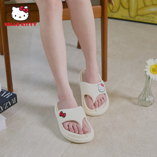 Hello Kitty รองเท้าลำลองผู้หญิง รองเท้าแตะคิตตี้ รองเท้าแตะค…