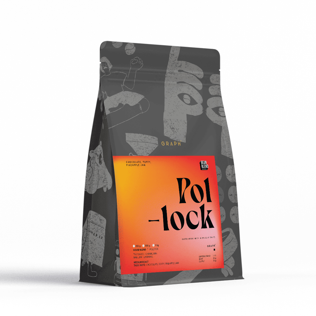 GRAPH | เมล็ดกาแฟ HOUSE BLEND - POLLOCK