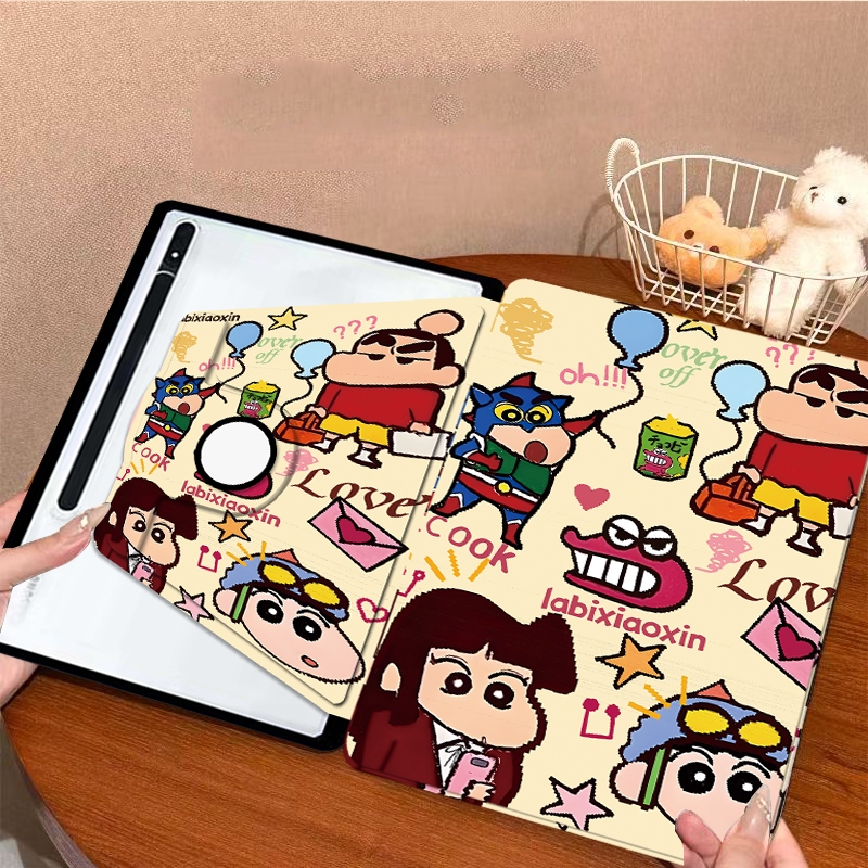 เคสSamsung Tab 360องศาหมุนได้ เคสฝาพับ วัสดุอะคริลิก S9/S9FE S7/S8+/S7FE S6 lite S10lite A9+/A9 A11+/A11 พร้อมส่ง